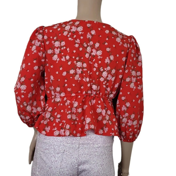 Sage the Label Floral Printed Blouse Top - Picture 5 of 12